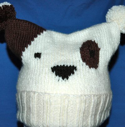 Aran dog hat knitting pattern