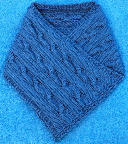 DK - Mens Classic Cable Cowl | Knits r us
