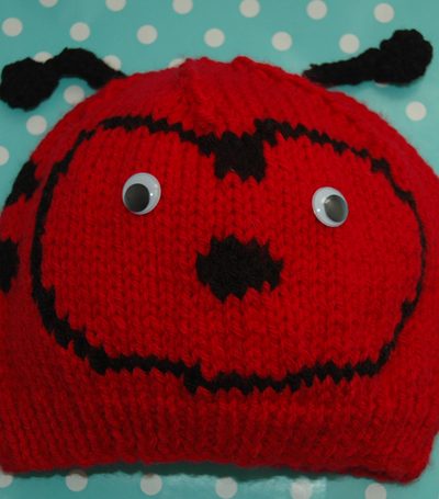 Chunky ladybird Hat Childrens to Adults