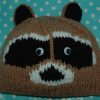 Chunky Racoon Hat Childrens to Adults
