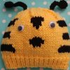Bee hat knitting pattern