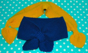 FREE knitting pattern - DK necker