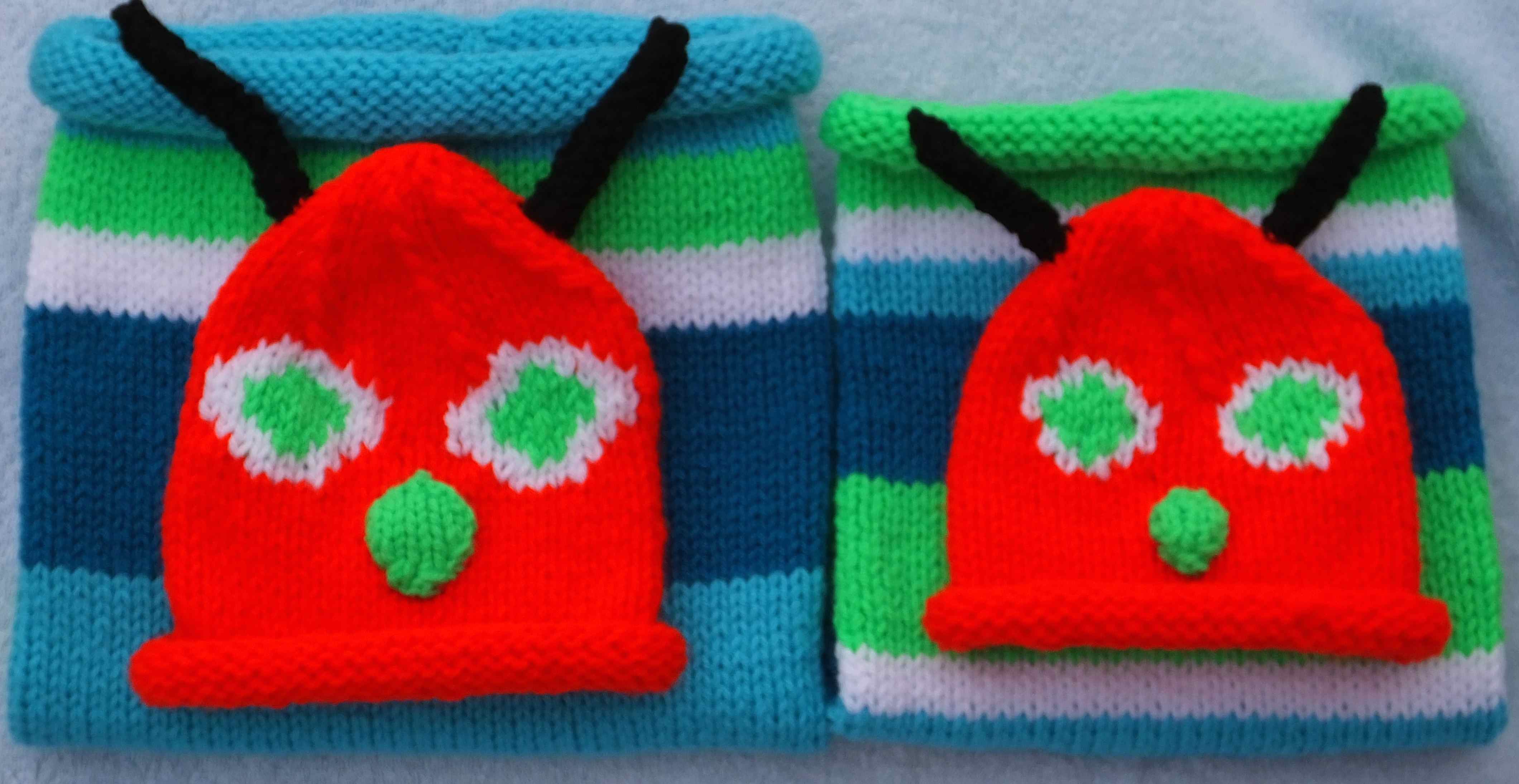 Double DK Babies Hungry Caterpillar hat & sleeping bag / snuggle sack